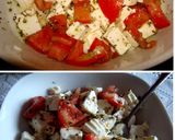 Foto del paso 3 de la receta: Dados de queso fresco y tomate al orégano