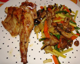 Foto del paso 7 de la receta: Conejo asado con timbal de verduras