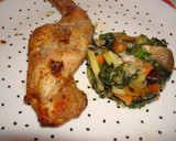 Foto del paso 9 de la receta: Conejo asado con timbal de verduras