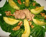 Foto del paso 6 de la receta: Ensalada de espinacas y aguacate con atún en conserva