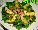 Foto del paso 8 de la receta: Ensalada de espinacas y aguacate con atún en conserva
