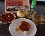 Foto del paso 1 de la receta: Albóndigas con salsa de almendras fritas