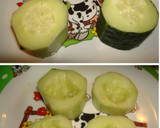 Foto del paso 3 de la receta: Tubos de pepino rellenos de paté de champiñones