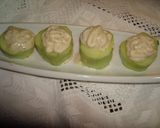 Foto del paso 5 de la receta: Tubos de pepino rellenos de paté de champiñones