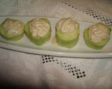 Foto del paso 5 de la receta: Tubos de pepino rellenos de paté de champiñones