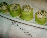 Foto del paso 6 de la receta: Tubos de pepino rellenos de paté de champiñones
