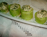 Foto del paso 6 de la receta: Tubos de pepino rellenos de paté de champiñones