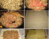 Foto del paso 4 de la receta: Hojaldre de champiñones y jamón serrano