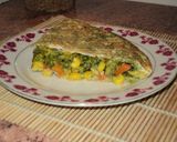 Foto del paso 8 de la receta: Tortilla de brócoli, zanahoria y choclo