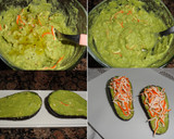 Foto del paso 4 de la receta: Aguacate relleno de virutas de mar