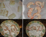 Foto del paso 1 de la receta: Brocheta de bacalao y gambas con salsa de queso