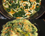 Foto del paso 5 de la receta: Tortilla de espinacas y rallado de mar