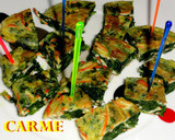 Foto del paso 8 de la receta: Tortilla de espinacas y rallado de mar
