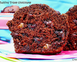 Foto del paso 8 de la receta: Muffins triple chocolate