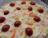 Foto del paso 4 de la receta: Quiche de calabacín y puerros con pavo