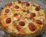 Foto del paso 5 de la receta: Quiche de calabacín y puerros con pavo