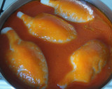 Foto del paso 8 de la receta: Calamares rellenos en salsa de tomate vienesa