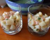 Foto del paso 6 de la receta: Postre de melocotón blanco y arándanos azules apto para diabéticos