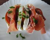 Foto del paso 5 de la receta: Mozzarella rellena de jamón y tomate