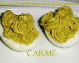 Foto del paso 6 de la receta: Huevos cocidos rellenos de guacamole