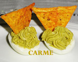 Foto del paso 7 de la receta: Huevos cocidos rellenos de guacamole