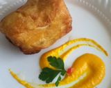 A picture of step 4 of Fried Yuca Stuffed with Cheese and Yellow Pepper.