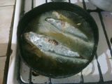 Bagres de río fritos
