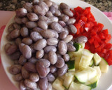 Foto del paso 4 de la receta: Ensalada de judías moradas frescas