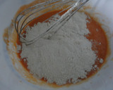 Foto del paso 2 de la receta: Crepes de salmorejo rellenos de jamón