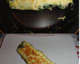 Foto del paso 7 de la receta Tortilla de espinacas y queso a las hierbas
