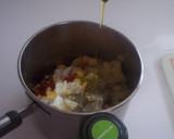 Foto del paso 5 de la receta: Garbanzos y mariscos en molde