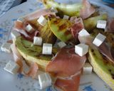 Foto del paso 5 de la receta: Ensalada de melón a la plancha con jamón