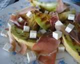 Foto del paso 5 de la receta: Ensalada de melón a la plancha con jamón