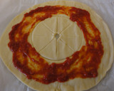 Foto del paso 3 de la receta: Flor de pizza