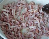 Foto del paso 2 de la receta: Espirales con carbonara de calabacín y beicon