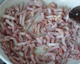 Foto del paso 2 de la receta: Espirales con carbonara de calabacín y beicon