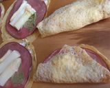 Foto del paso 4 de la receta: Minicrepes rellenas de carne de reno y espárragos