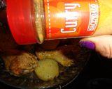 Foto del paso 4 de la receta: Jamoncitos de pollo al curry con acelgas y garbanzos