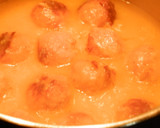 Foto del paso 6 de la receta: Albóndigas de pollo en salsa de calabaza y puerro