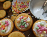 Foto del paso 7 de la receta: Bocaditos de limón con azucarado y palomitas de colores
