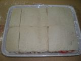Pastel con pan de molde
