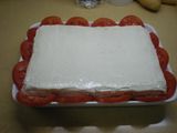 Pastel con pan de molde