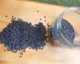 Foto del paso 1 de la receta: Lentejas caviar con guisantes