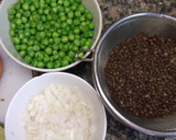 Foto del paso 3 de la receta: Lentejas caviar con guisantes