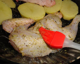 Foto del paso 3 de la receta: Picantón asado con mostaza y miel