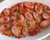 Foto del paso 5 de la receta: Gratinado completo de verduras y salchichas
