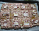 Foto del paso 4 de la receta: Albóndiga al horno con planchitas de panceta
