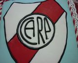 Foto del paso 7 de la receta: Torta escudo de River cumpleaños Luis y Arturo