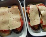 Foto del paso 7 de la receta: Berenjenas asalmonadas con torta de harina de garbanzos