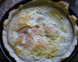Foto del paso 6 de la receta: Tarta de pollo y zapallitos de tronco